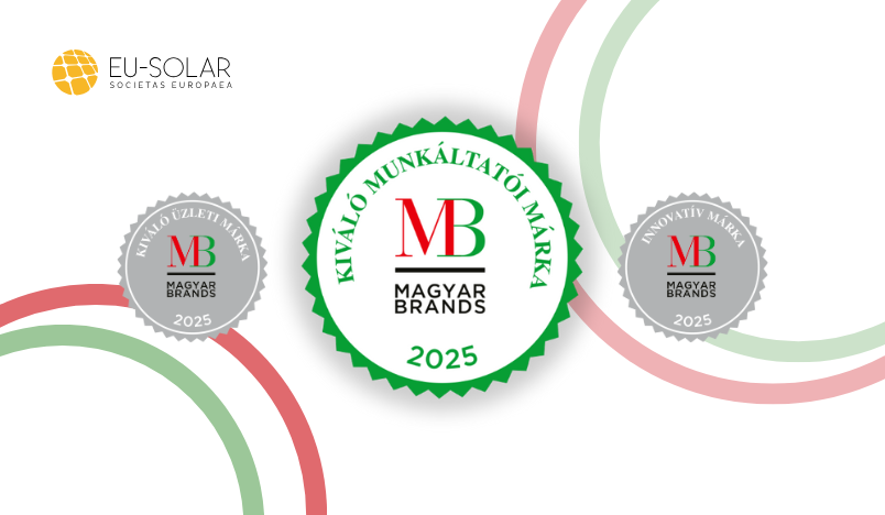 Újabb rangos szakmai díjat kapott az EU-SOLAR SE